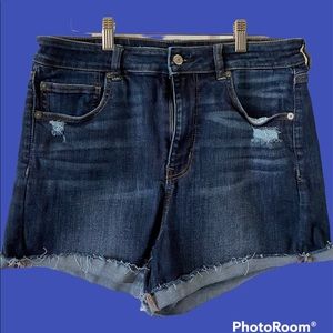 AMERICAN EAGLE SUPER HI RISE SHORTIE SHORTS SIZE 12